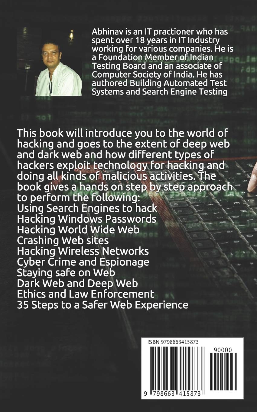 Cybersecurity, Hacking, and Espionage – a beginners guide Paperback – July 4, 2020 Cybersecurity, Hacking, and Espionage – a beginners guide Paperback – July 4, 2020