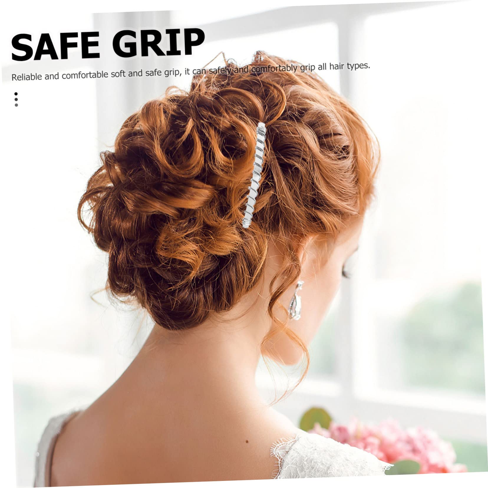 VICASKY 100 Pezzi Pettine Sposa con Decorazioni Floreali Accessorio per Matrimoni e Feste e Portatile per Acconciature Chic