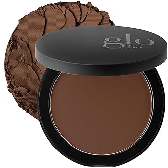 Glo Skin Beauty Pressed Base Powder Foundation Makeup (Cocoa) - Flawless Coverage for a Radiant Natural, Second-Skin Finish