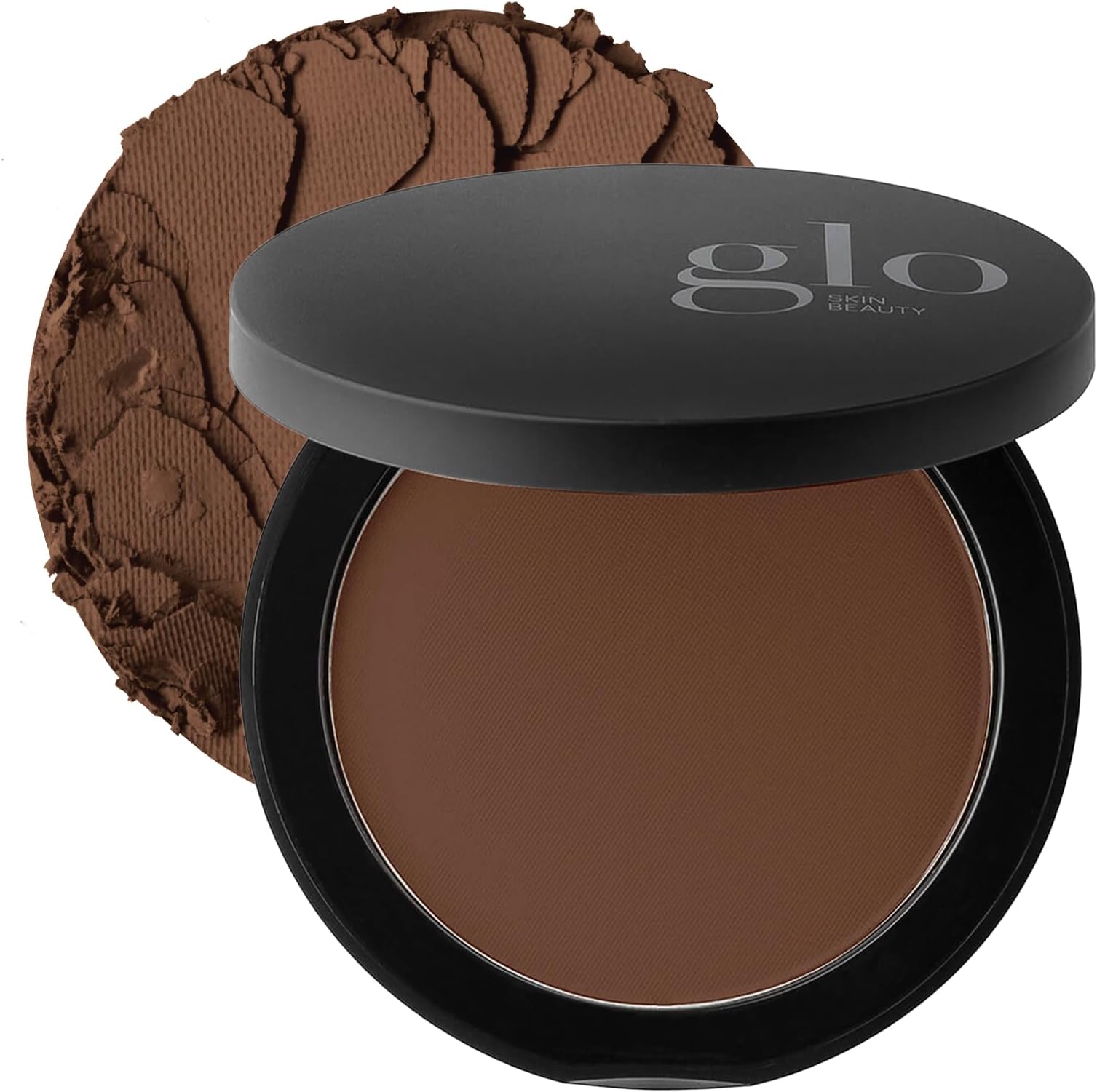 Glo Skin Beauty Pressed Base Powder Foundation Makeup (Cocoa) - Flawless Coverage for a Radiant Natural, Second-Skin Finish
