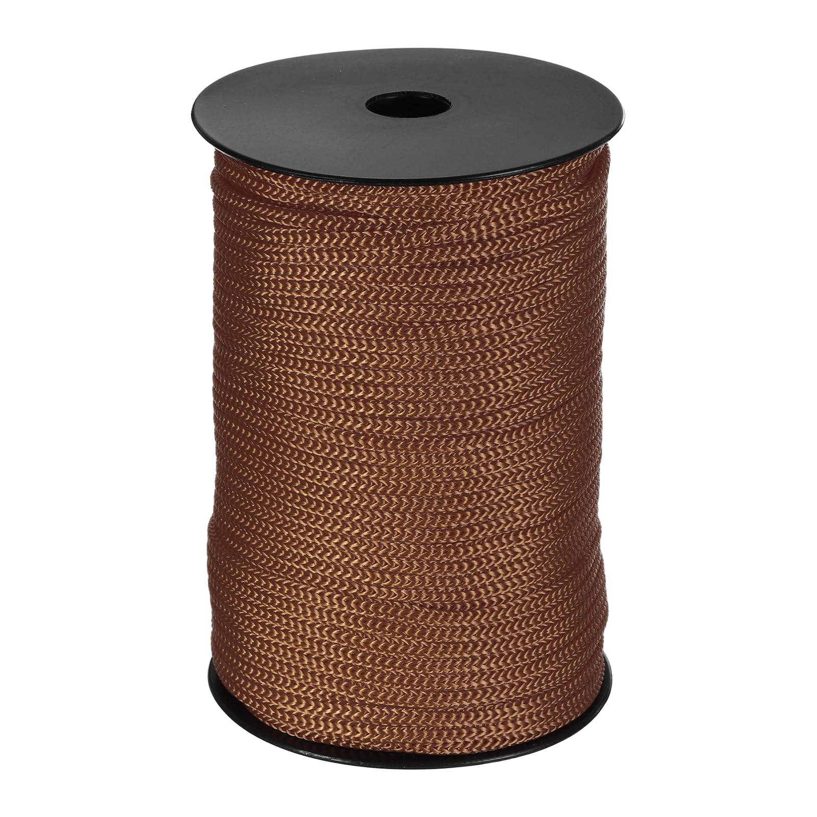 sourcing map 5mm Polypropylene Rope Braided Ropes, 78m Brown