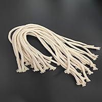 Vista 1 de Quemador de mechas de lámpara de aceite, quemador redondo de queroseno de algodón, repuesto para quemador de lámpara de vela, 20 unidades, 1.34 pies