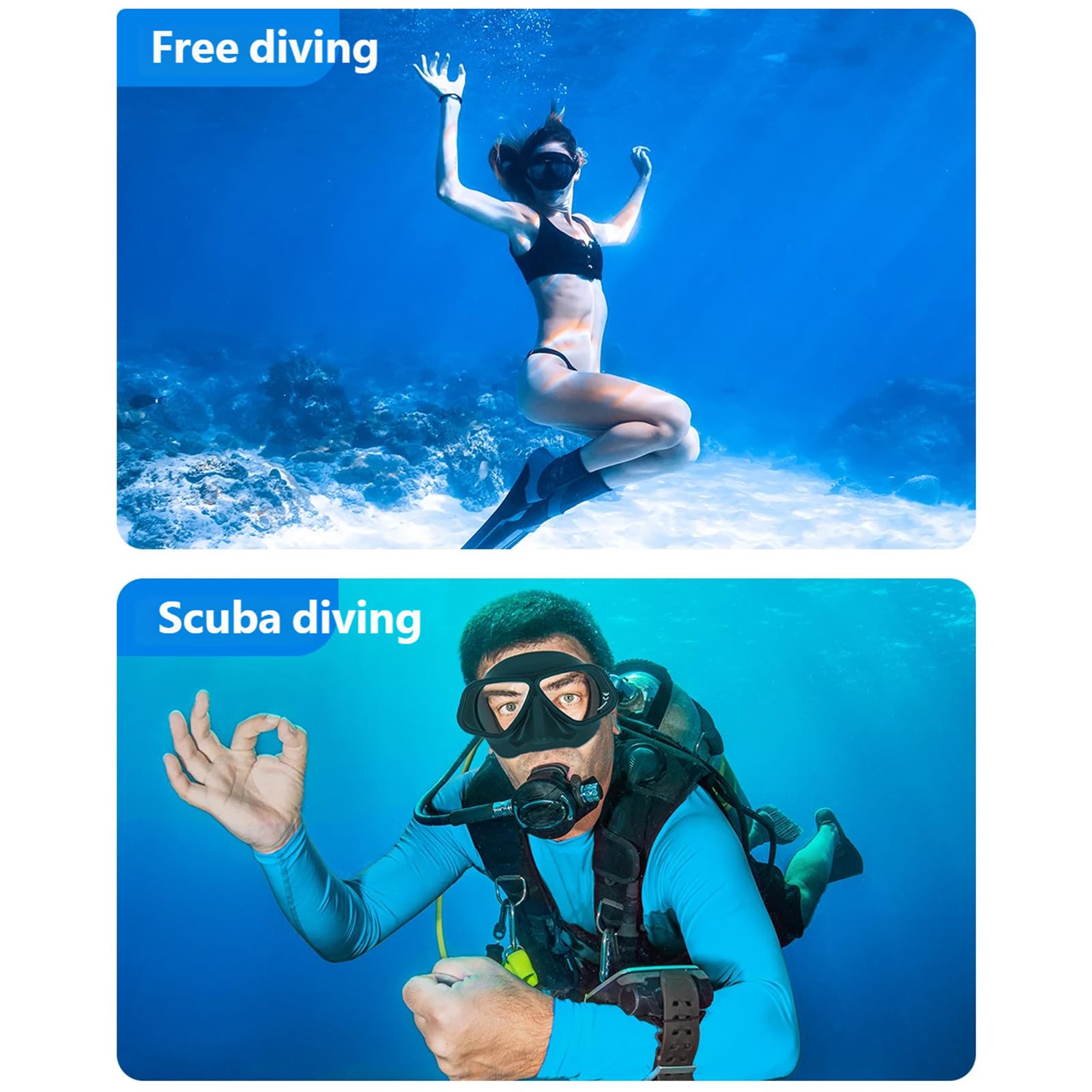 Diadema ajustable con revestimiento protector para gafas, cómodo sellado, para adultos, jóvenes, entrenamiento, buceo
