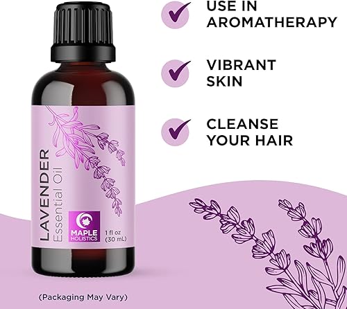 Miniatura 3 de Aceite esencial puro de lavanda aceite esencial de lavanda de primera calidad para el cabello la piel y las uñas aceite de aromaterapia de lavanda