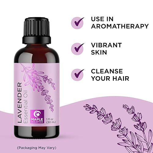 Miniatura 6 de Juego de aceites esenciales de aromaterapia para difusor, aceite esencial de romero puro y aceite esencial de lavanda, aceites esenciales puros de