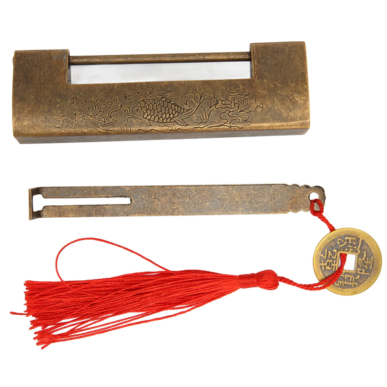 Antiek hangslot stock afbeelding. Image of privé, deur - 12452963