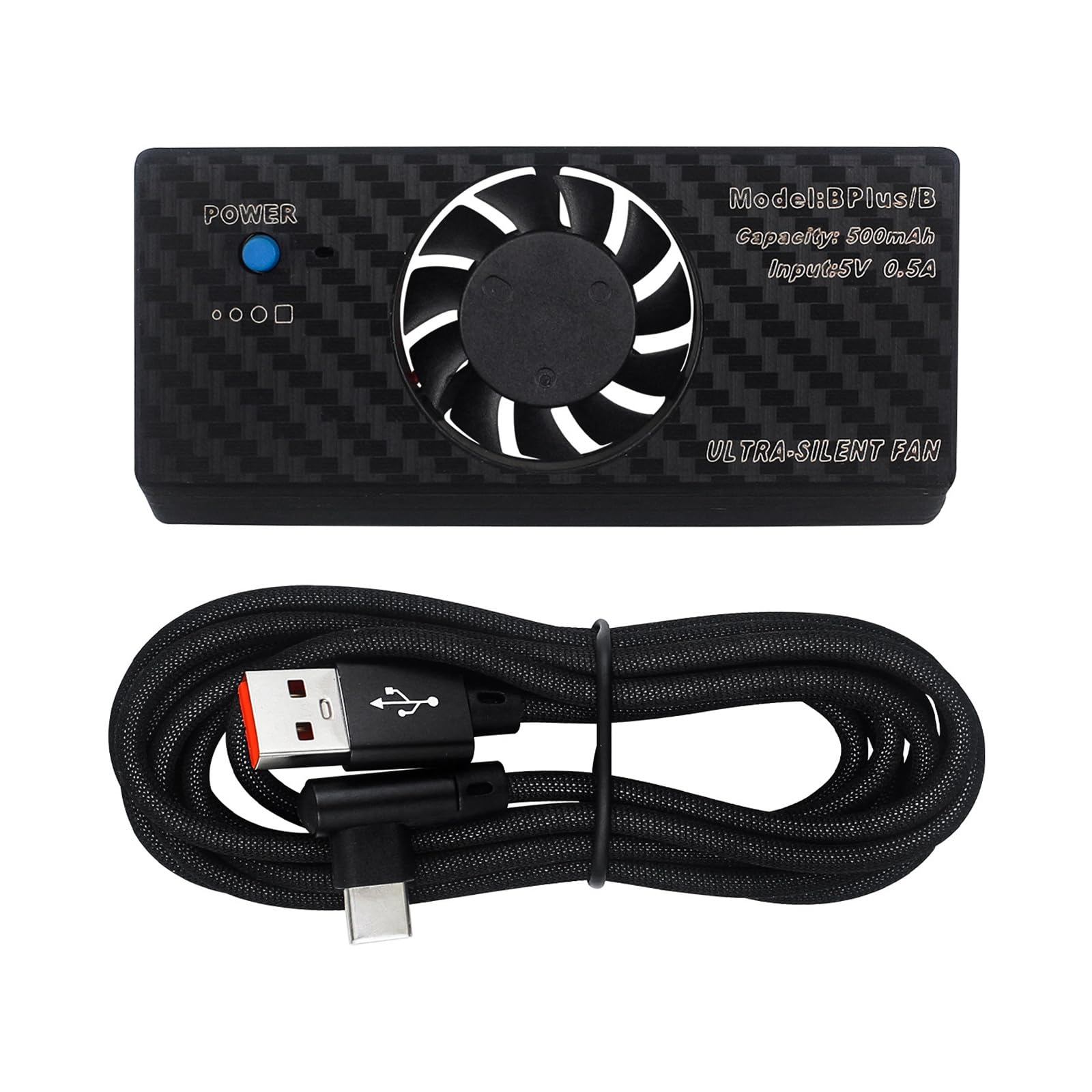 Ventola di raffreddamento ad efficienza per telecamere in streaming live Processo super silenzioso Alimentato tramite USB Dispositivo di dissipazione del calore portatile Coerente A6400