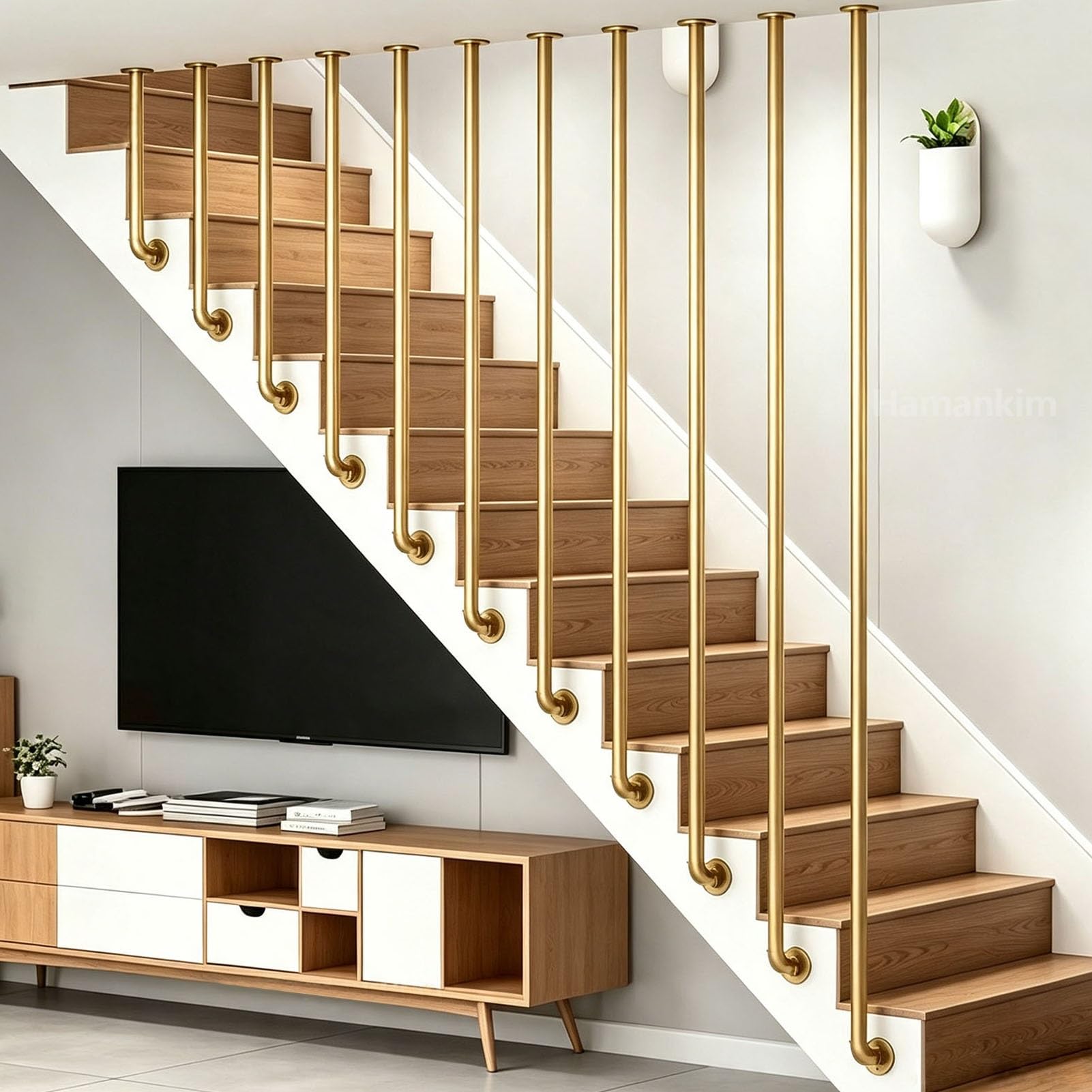 Słupek balustrady z kutego żelaza typu L montowana z boku poręcz balustradowa do poręczy schodów wewnętrznych werandy i balkonu wytrzymały uchwyt zabezpieczający słupek ogrodzeniowy(105cm)