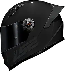 Capacete Masculino Ls2 Ff358 S Preto Spoiler Fechado Moto