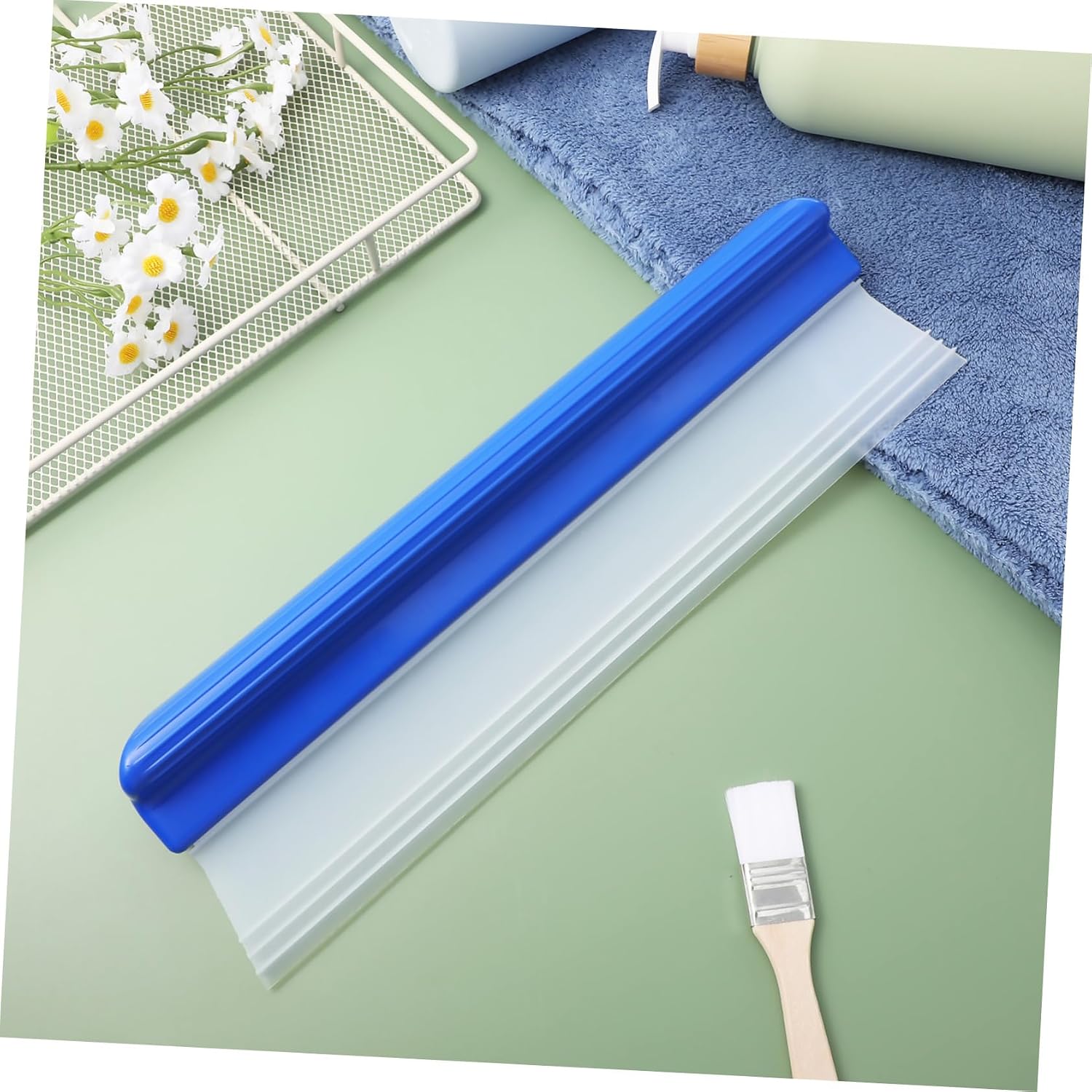 Zerodeko Car Squeegee Water Scraper Tool 12-Inch Window Cleaning Squeegee Soft Rubber Blade for Car Wash Shower and Windshield for Auto Detailing and Home Use