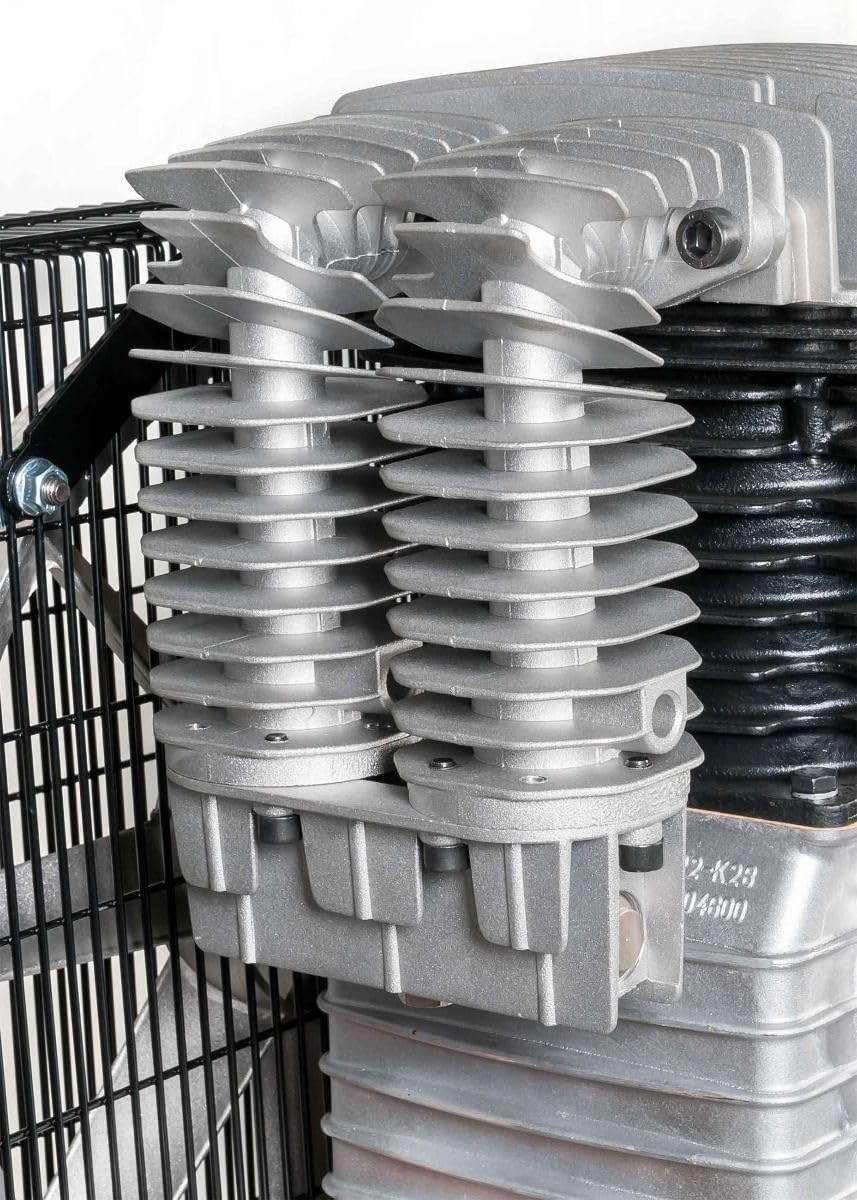 Airpress® Compressore ad aria compressa 5,5 CV 4 kW 11 bar 270 litri caldaia 400 Volt grande compressore a pistone lubrificato ad olio HK 700-300