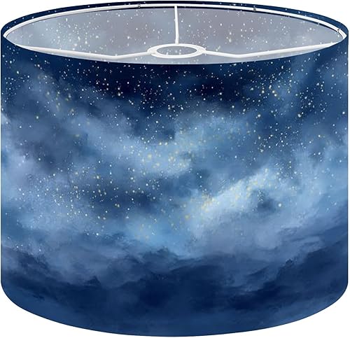 Miniatura 23 de Drum Lamp Shade Graffiti swirl neon blue pink yellow Funky 80s street art vibrant Lampshade for Floor Lamps Table Lamps Pendant Light 11"x8.9"