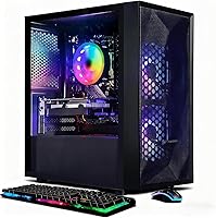 Vista 10 de STGAubron Computadora de escritorio para videojuegos, GeForce RTX 2060 Super 8G, Intel Core i7 hasta 3.9G, 32G RAM, SSD de 1 TB, WiFi 6, BT 5.0