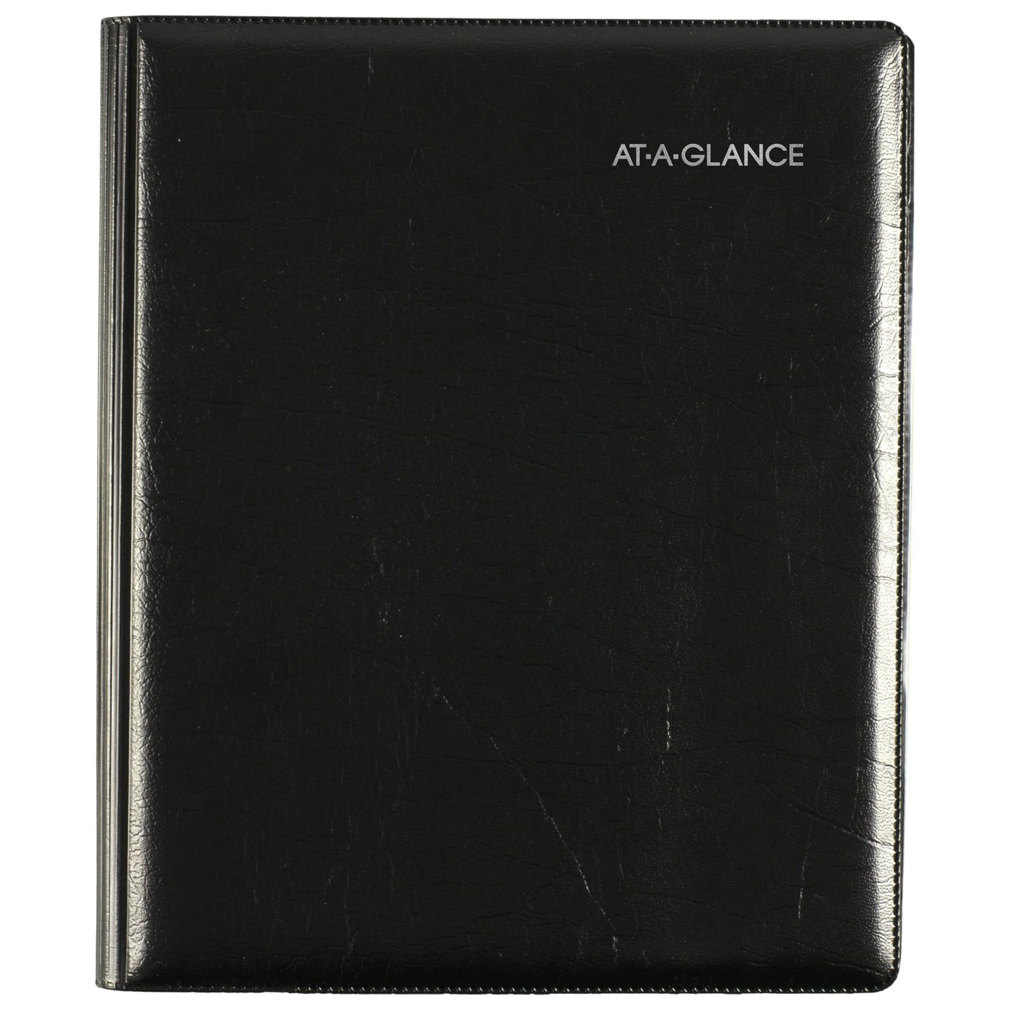 AT-A-GLANCE Planer tygodniowy i miesięczny 2022 od AT-A-GLANCE, 18 cm x 20-3/4 cala, średni, do wielokrotnego napełniania, Executive, DayMinder, czarny (G54500)