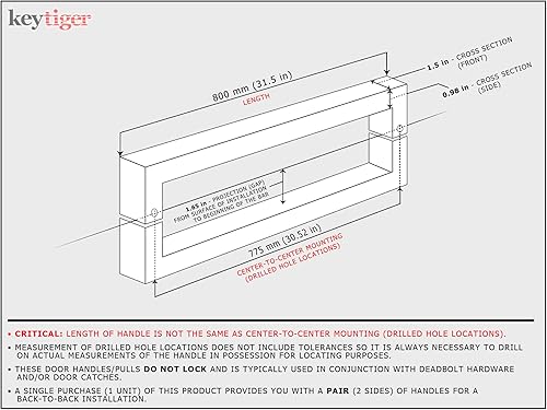 Miniatura 2 de Moderno Contemporáneo Cuadrado Rectángulo Forma plana Acero inoxidable Manija de la puerta Tira de regadera, Vidrio Entrada del granero, Interior