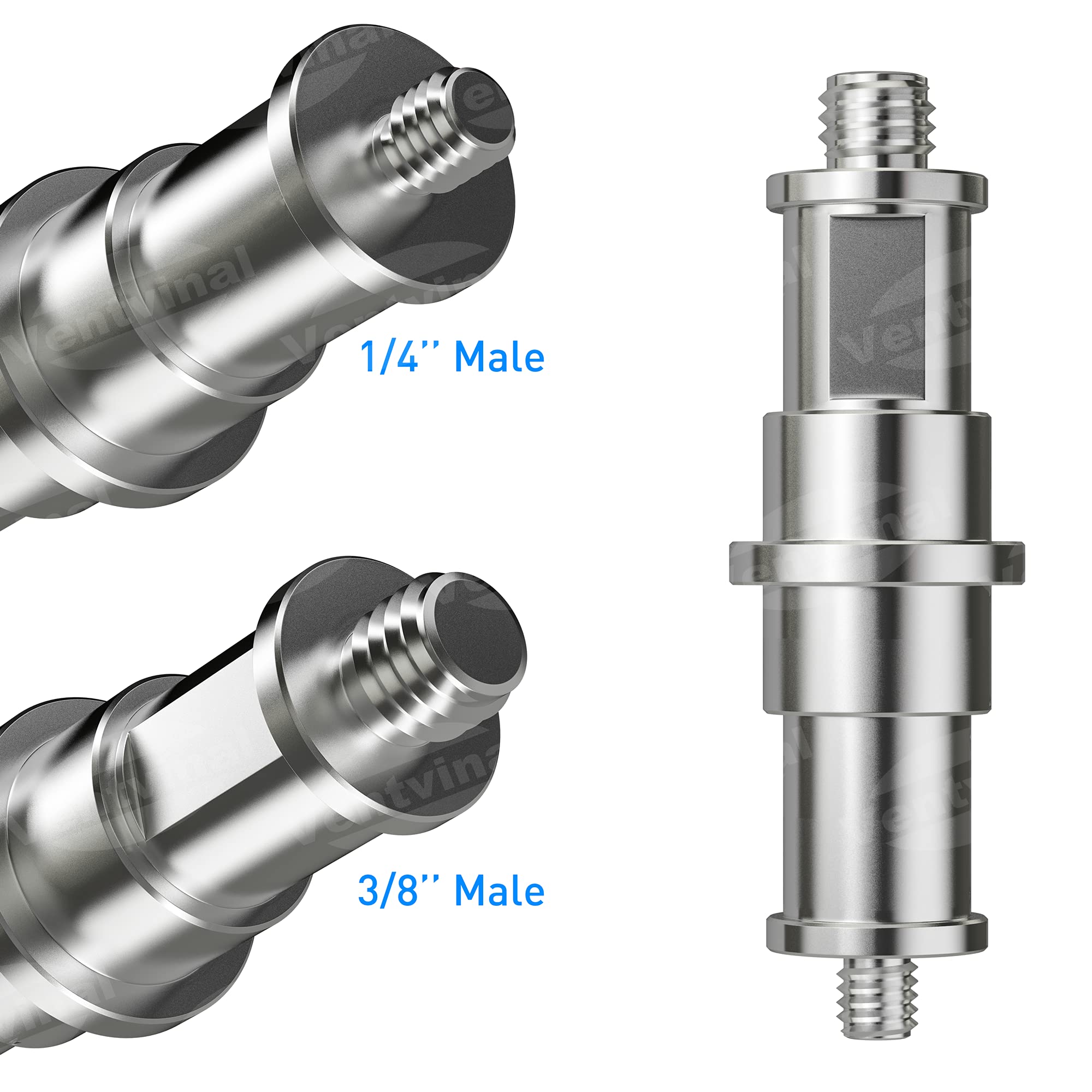 Adaptateur Fileté 1/4" Vers 3/8" - Lot De 5 - Pour Trépied, Monopode, Rotule Et Supports Photo/vidéo