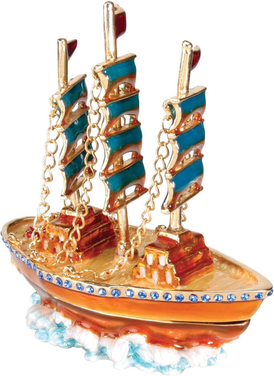 3 Mast Dark Sails Jeweled Box