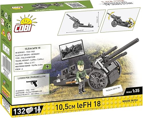 Miniatura 2 de COBI Colección Histórica Segunda Guerra Mundial 4.1 in leFH 15