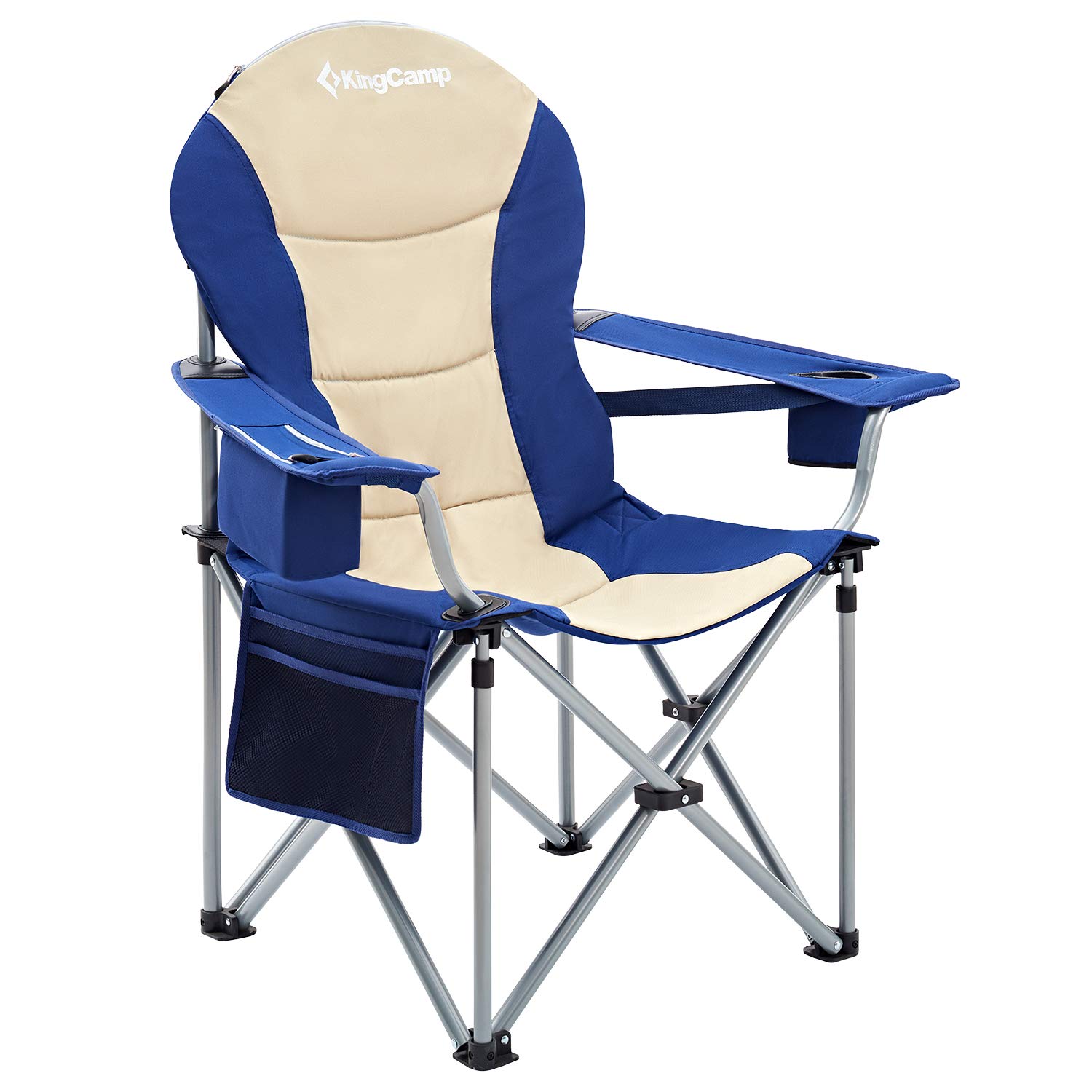 Buy KingCampHeavy Duty Camping Chair Lumbar Back Support Folding Deluxe