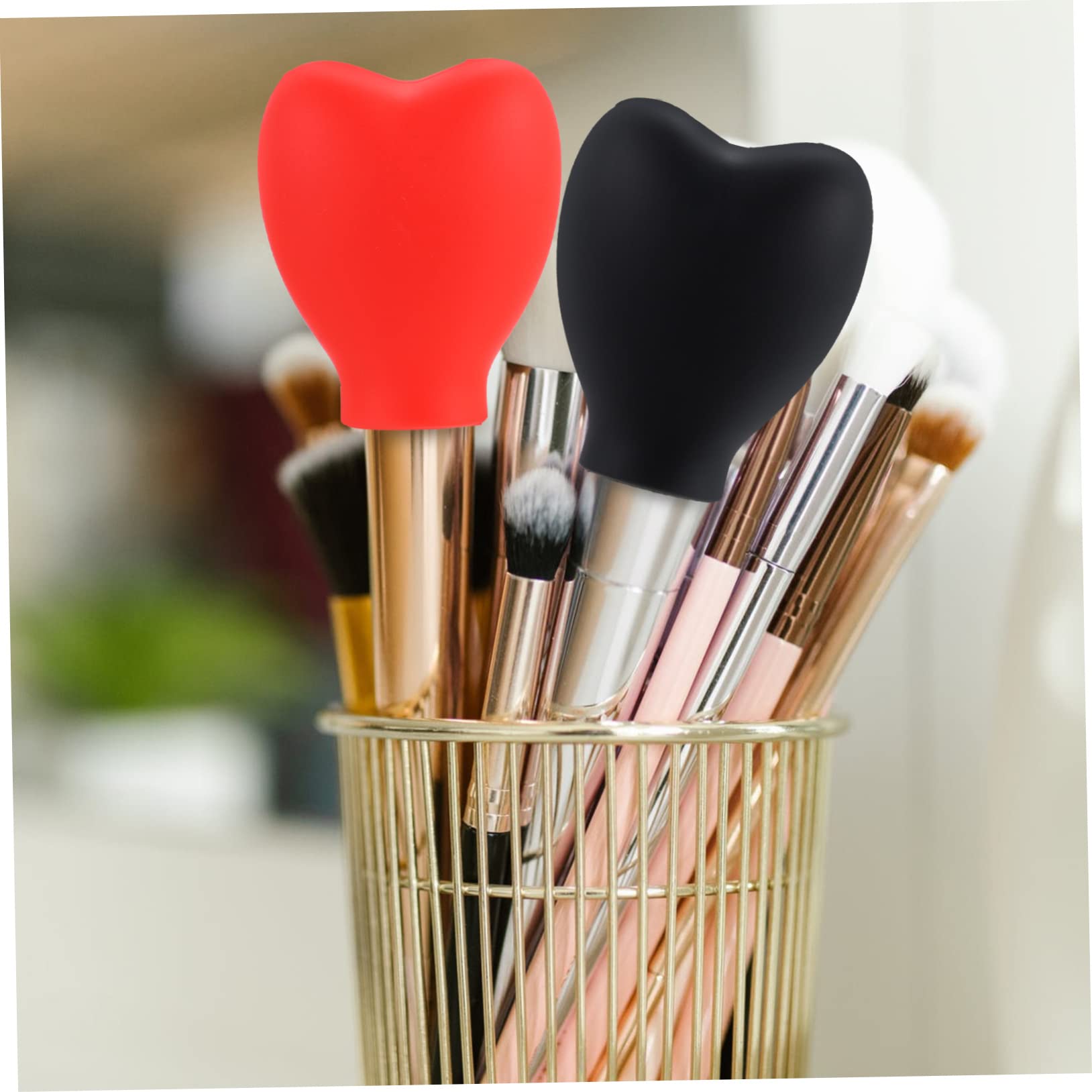 Housoutil 30stücke Teiliges -make-up-pinsel-schutzabdeckungen Wiederverwendbare Kosmetikbürsten-schutz Für Und Aufbewahrung Anti-verzerrt