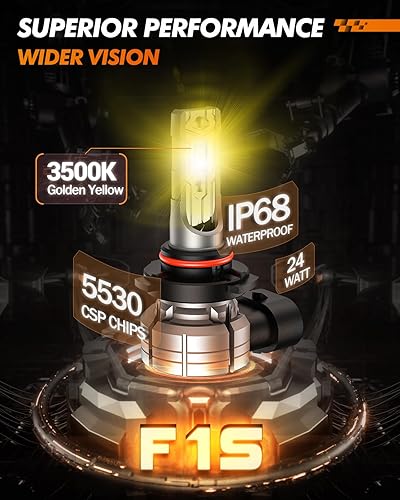 Vista 45 de SEALIGHT Bombillas LED antiniebla 5202 o DRL, 18000 lm, 800% brillo, 5202 5201 PS19W PS24W, bombillas LED antiniebla para automóvil, 6500 K blanco