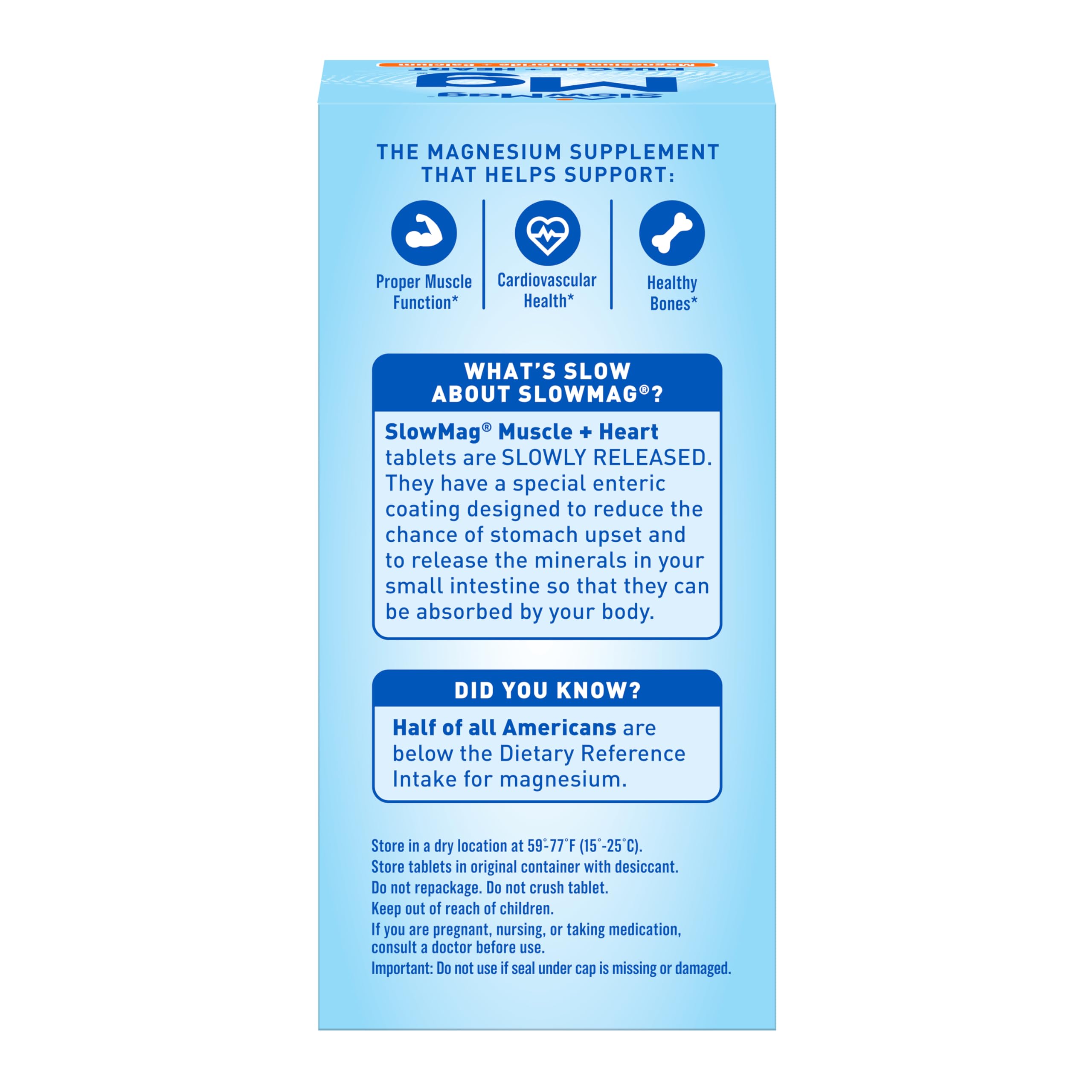 SlowMag Muscle + Heart 120 Tablets