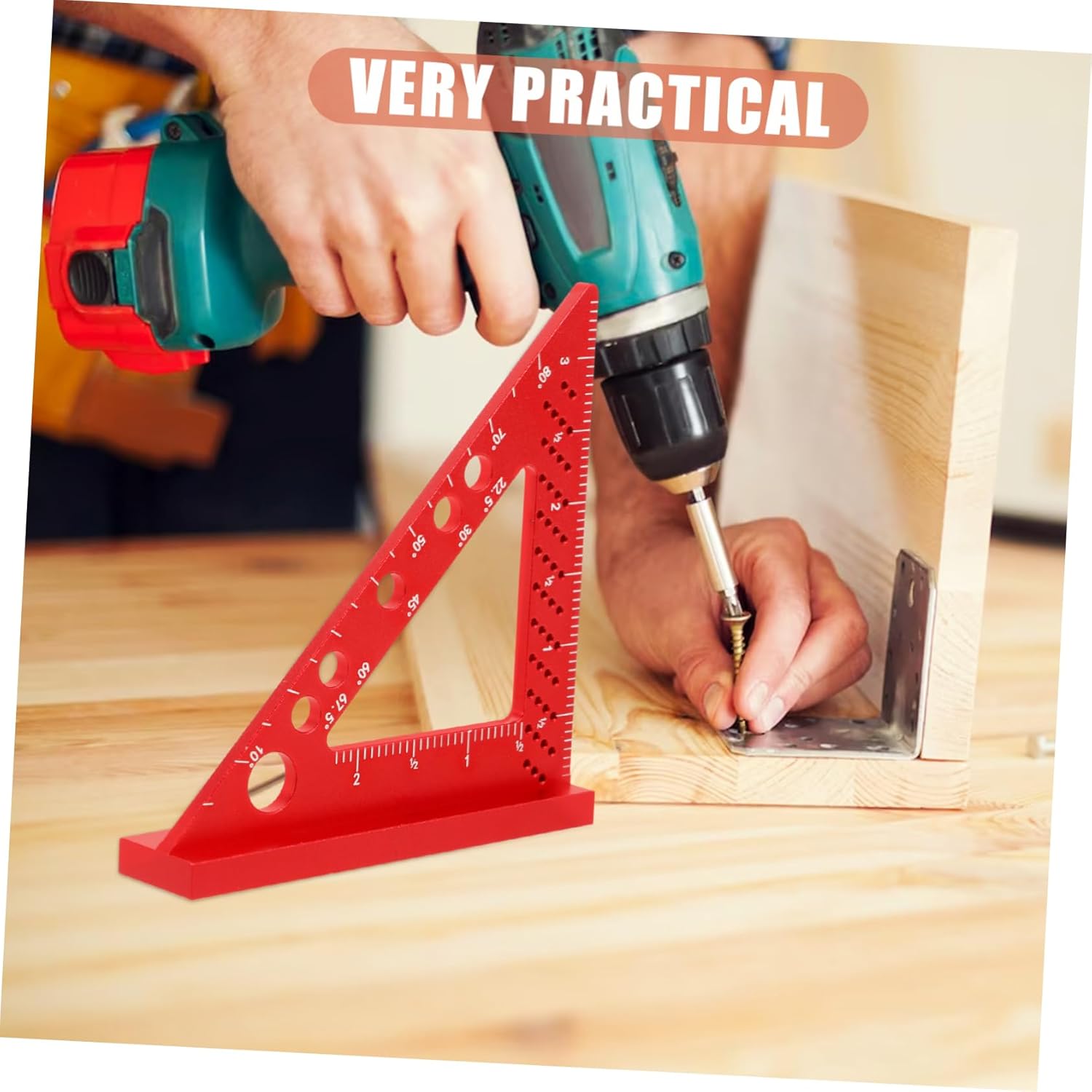 2pcs Framing Square Woodworking Measure Tool Precise Ruler for Accurate Measurements and Angles for Carpentry and Projects Lightweight and Design