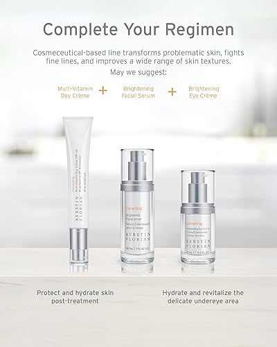 Miniatura 5 de Kerstin Florian Suero facial iluminador, complejo de vitamina C estimula el colágeno, equilibra el tono de la piel y reduce las manchas oscuras,