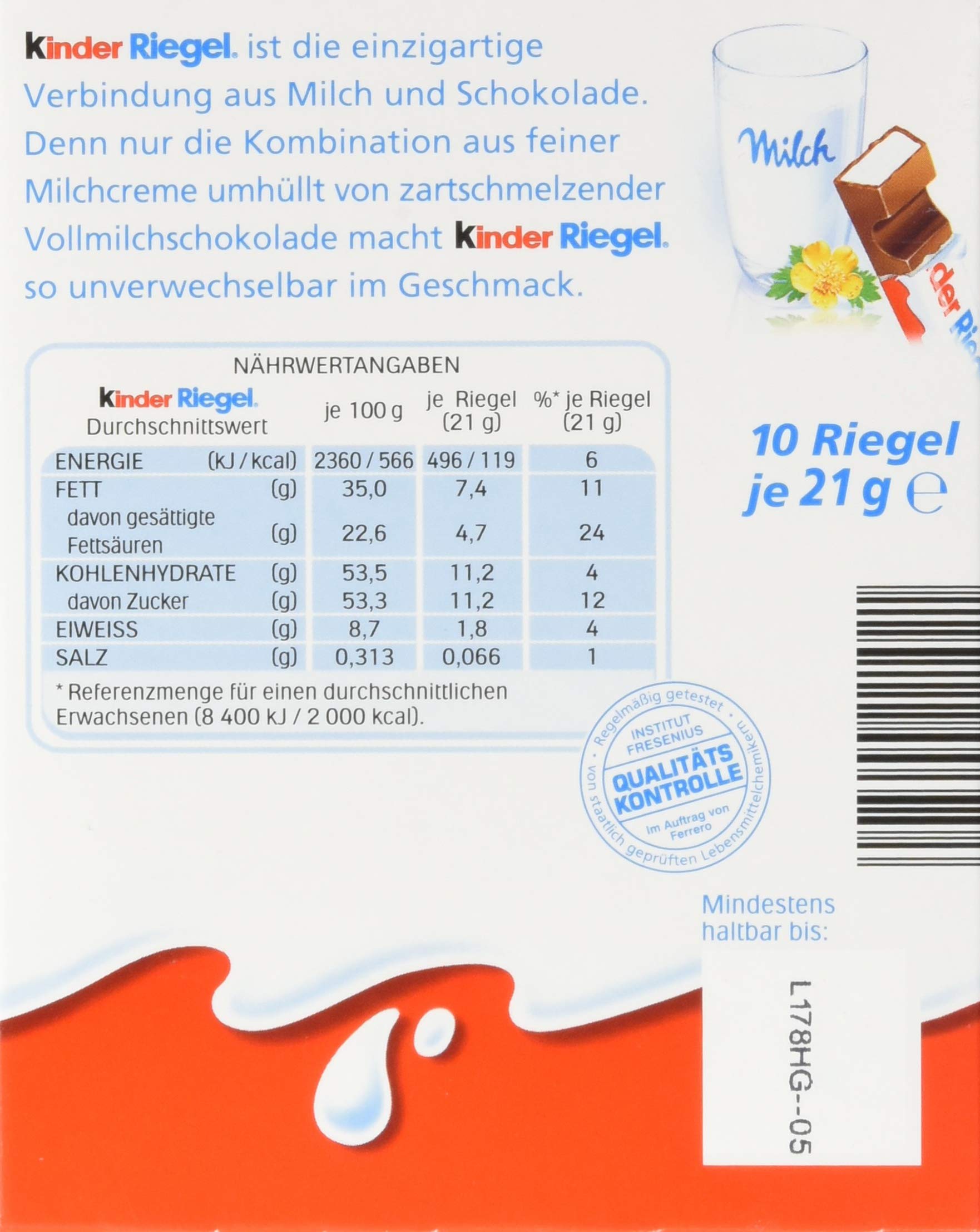 Kinder Riegel, 28er Pack (28 x 100 g)