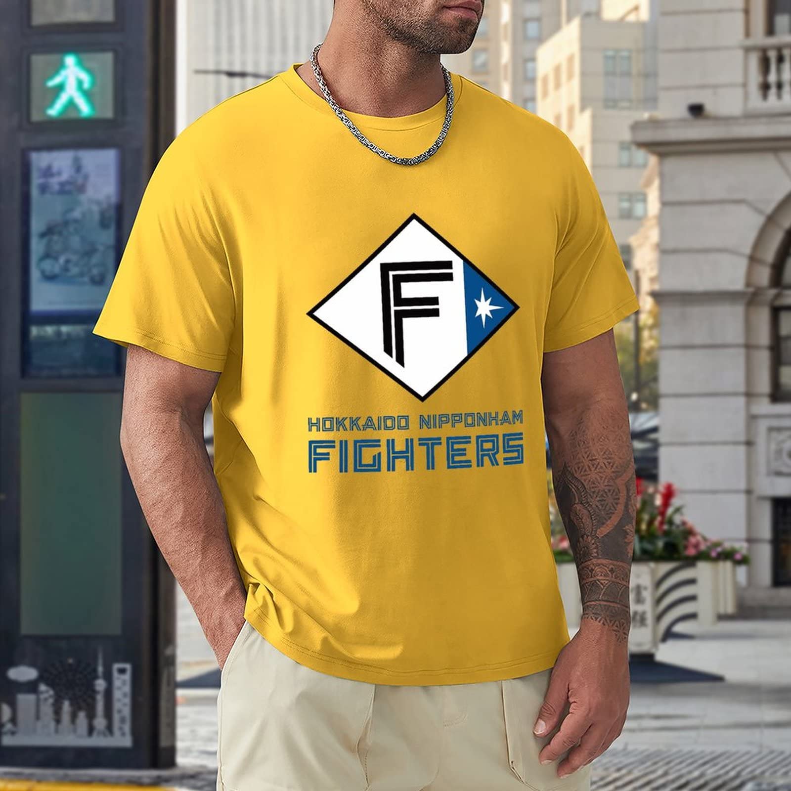 Amazon.co.jp: 北海道日本ハムファイターズ Tシャツ メンズ 半袖