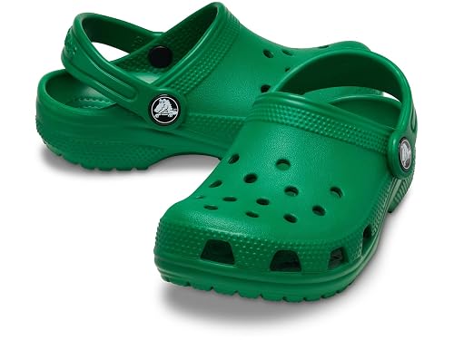 Crocs Kids Unisex Classic Clogs (Little Kid/Big Kid) Green Ivy 13 Medium