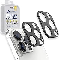 Vista 8 de Whitestone - Protector de cámara para Apple iPhone 13 (6.1 pulgadas), instalación con un solo toque, protector de lente de cámara resistente a