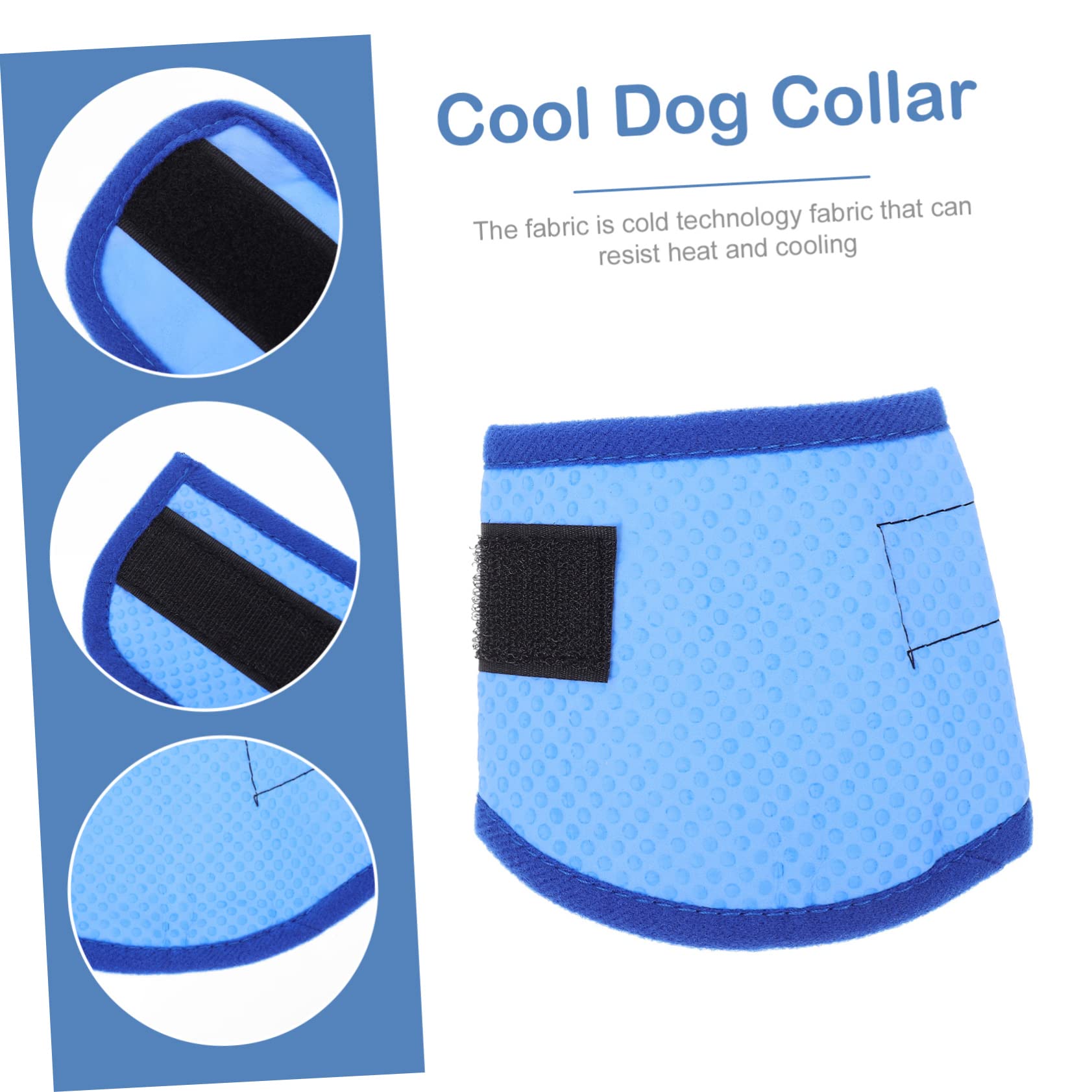 BESPORTBLE 4pezzi Collare Rinfrescante per Cani Bandana Estiva Traspirante per attività all Aperto Perfetta per Passeggiate e Giochi con Tuo Zampe