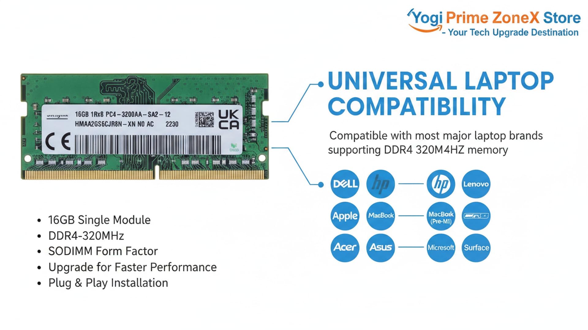 Amazon.in: Buy 16GB DDR4 3200MHz Laptop RAM for SK hynix SODIMM