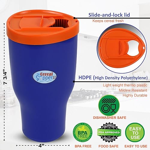 Miniatura 5 de Cereal Sipper II Azul y Naranja