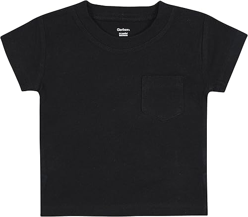 Miniatura 2 de Gerber Paquete de 3 camisetas de manga corta con bolsillo para niños pequeños