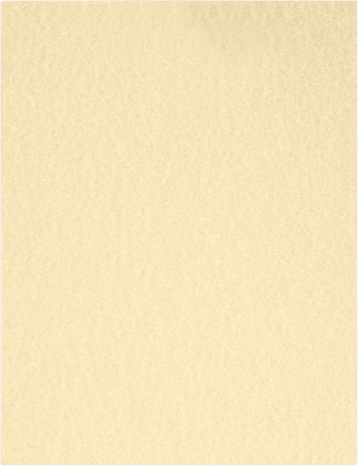 Hamilco Vellum Parchment Cardstock Paper – 8 1/2 x 11" Blank Heavyweight Thick 65 lb Cover Card Stock for Printer - 50 Pack (Aged)
