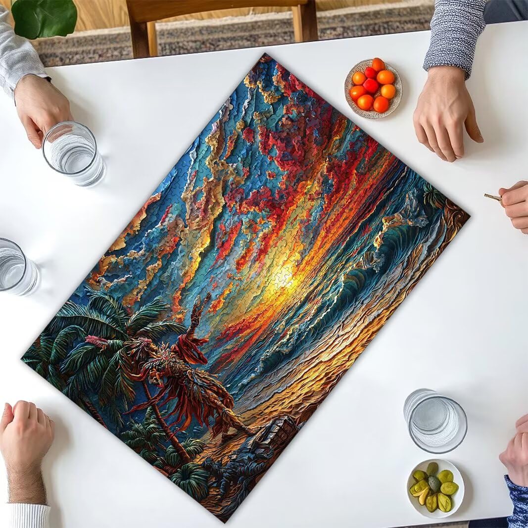 Puzzle 3000 Pièces Adultes, Puzzle 3000 Pieces Plage, Cadeau Femme -2124
