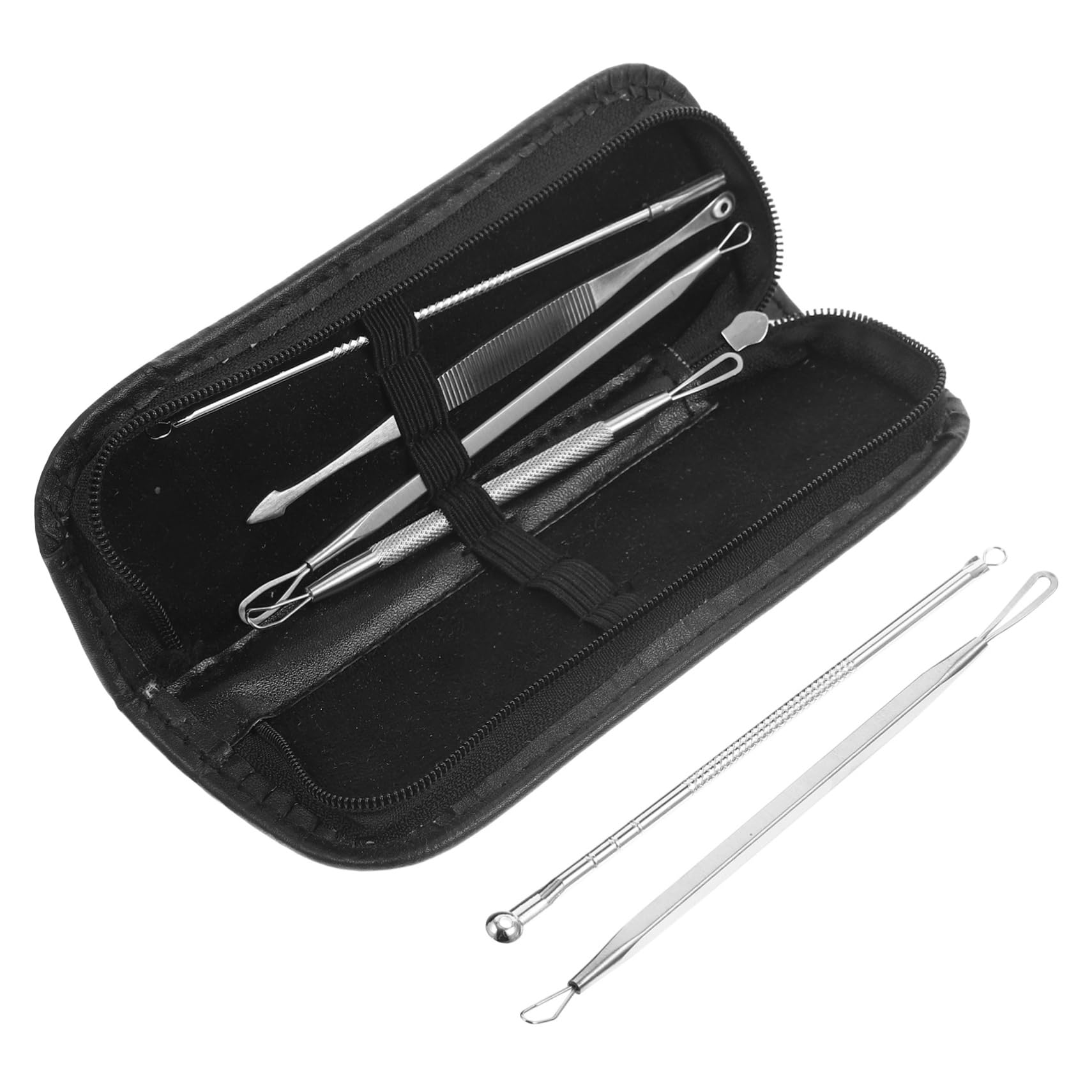FOYTOKI Professional Blackhead Removal Tool Kit Convenient Reusable Household Set for Daily Use Skin Care Exfoliator Tools for Face and Nose