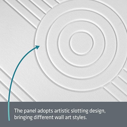 Miniatura 5 de UMIACOUSTICS Paquete de 4 paneles acústicos artísticos, total de 94.4 x 47.2 pulgadas, paneles de pared a prueba de sonido, panel decorativo de