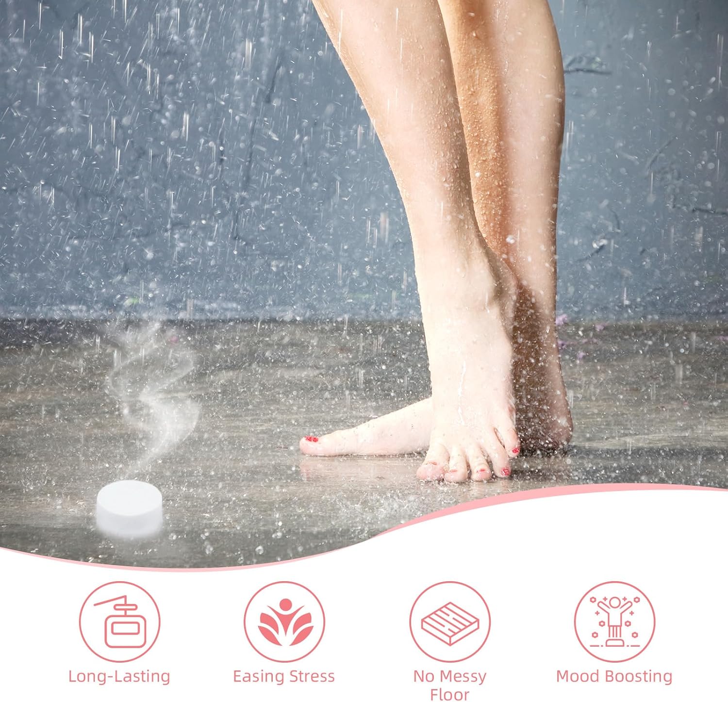 Shower Steamers Aromatherapy, 24-Pack Shower Bombs Birthday Gifts for Women, Valentine's Day Gift with Eucalyptus Mint Lavender Watermelon Grapefruit Tangerine Essential Oils - Image 6