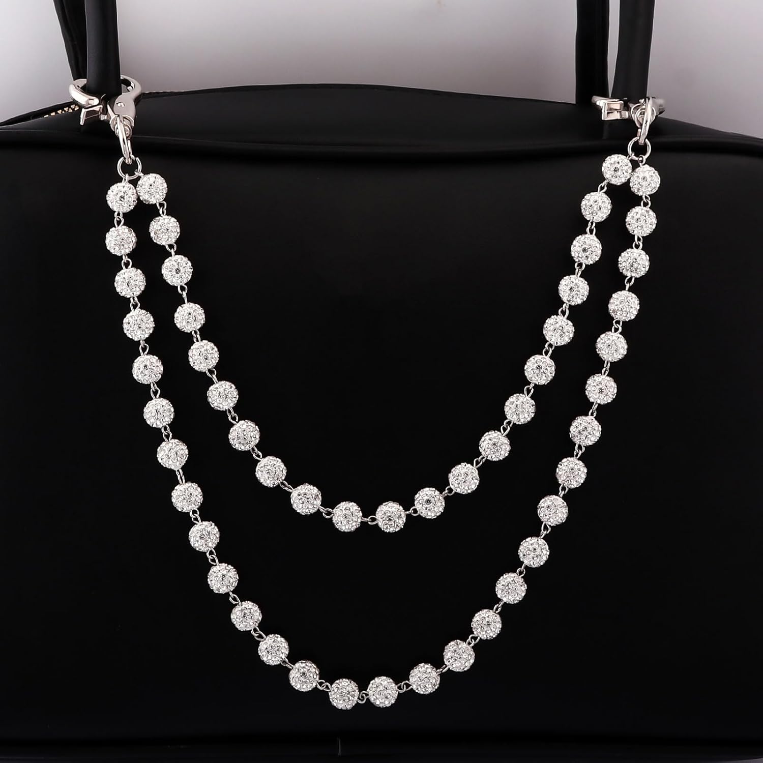 Baseball Beaded Wallet Pant Chains - Layered Bag Purse Charm Handbag Accessories for Women Men - Image 4