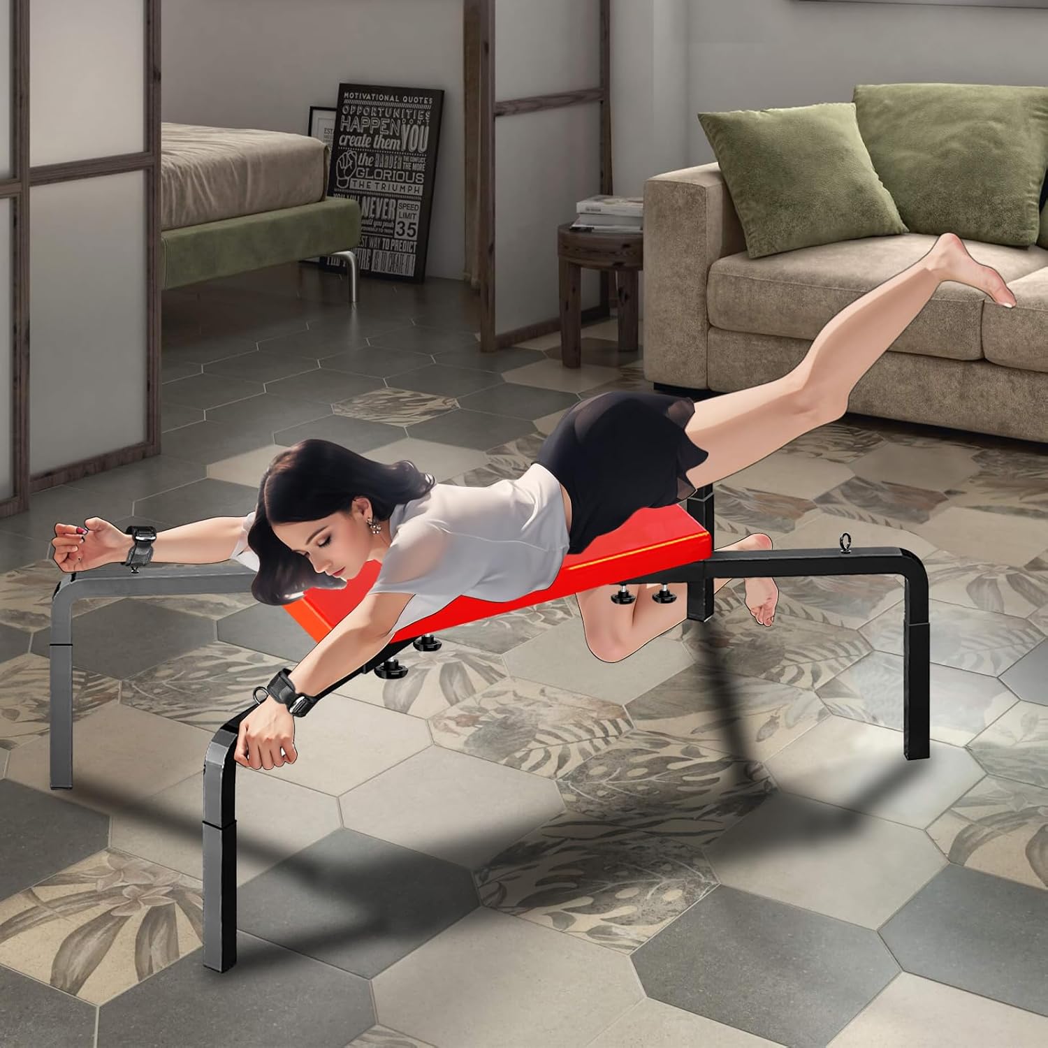 Adjustable Benches for Adults,Heavy Duty Bed Chair for Couple Games,idea for Living Room,Bedroom and Outside