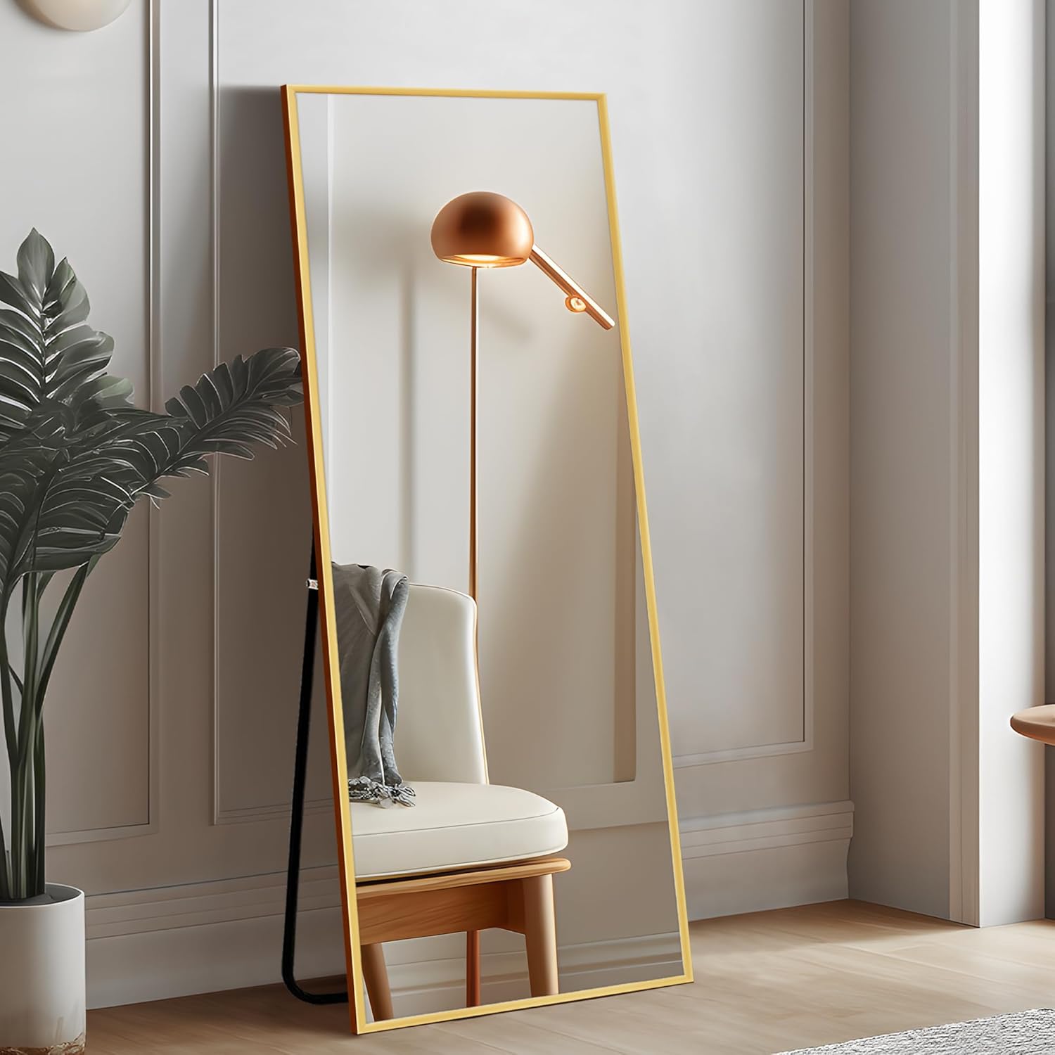 Buy self Full Length Floor Mirror 51"x16" Large Rectangle Wall Mirror