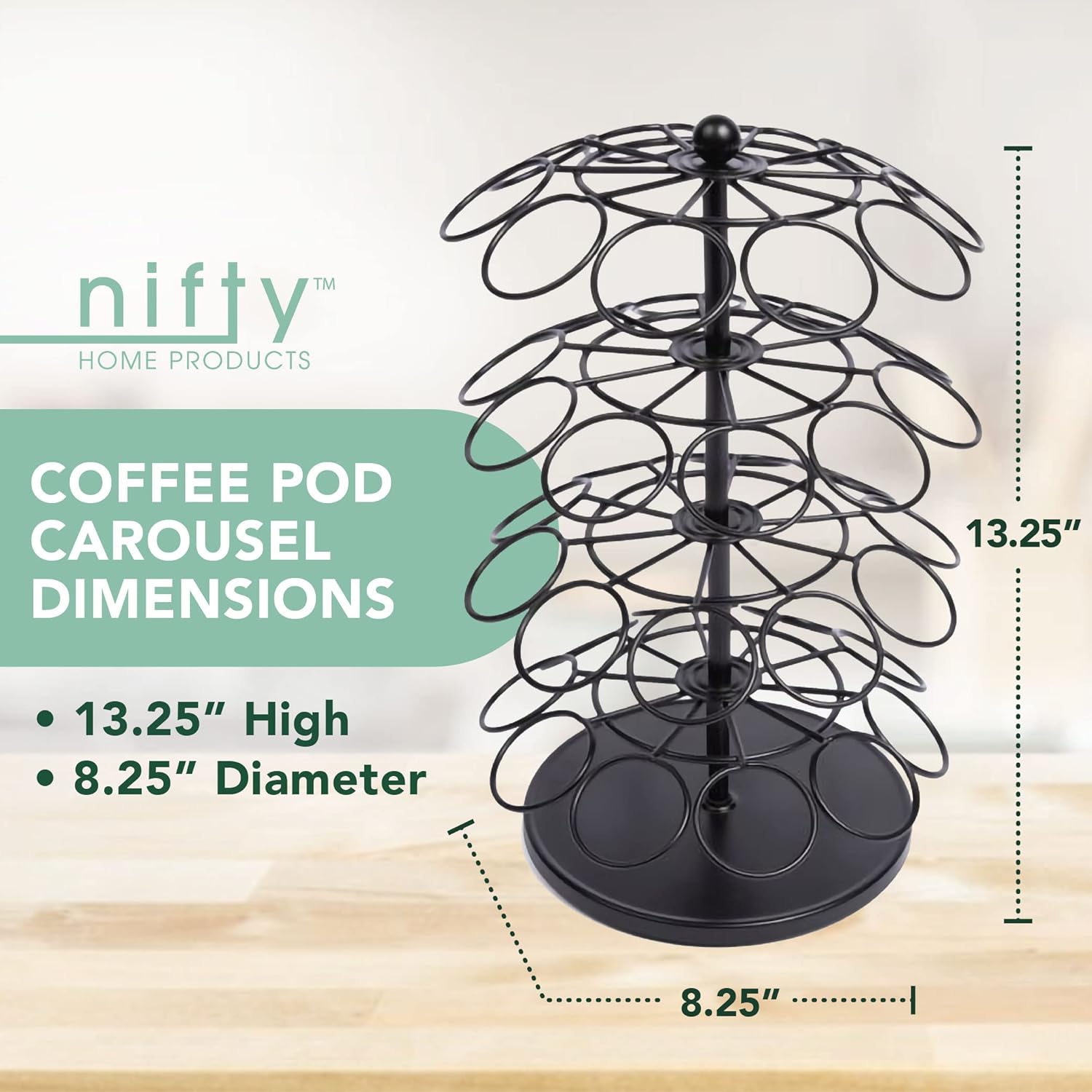 Nifty – Carrousel à dosettes de café – Compatible avec K-Cups