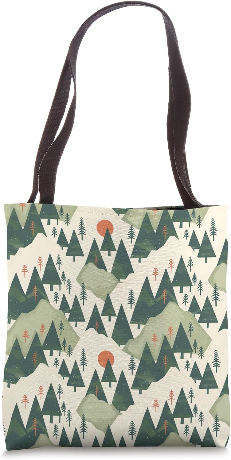 Outdoor and Wild Landscape Pattern Tote Bag