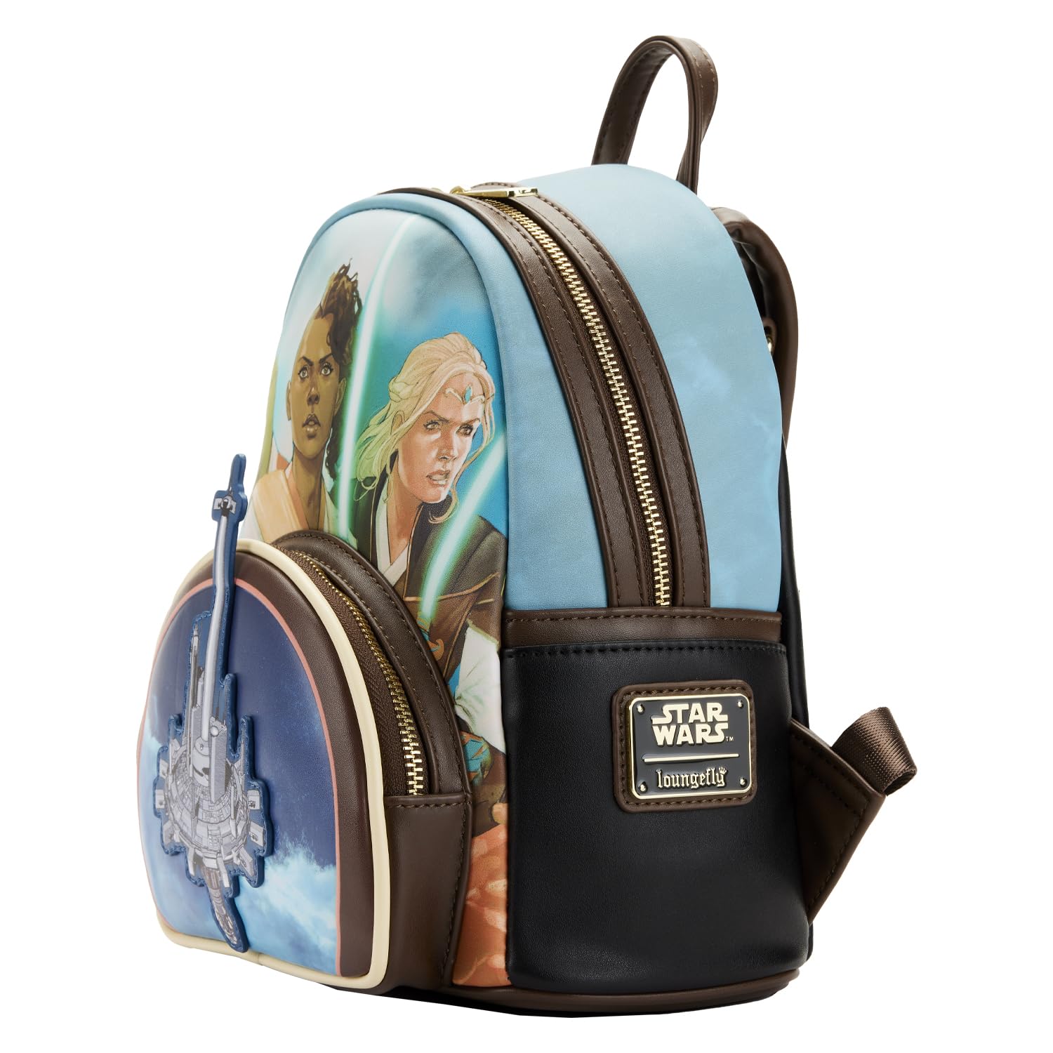 NEW Loungefly Disney Star Wars The High Republic Comic Cover Mini Backpack Amazon.com: Loungefly Star Wars The HIGH Republic Comic  main image 2