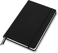 Vista 4 de Minimalism Art, diario de tapa dura premium, tamaño pequeño, clásico de 5" x 8.3", de 122 páginas numeradas, bolsillo con refuerzo, marcador