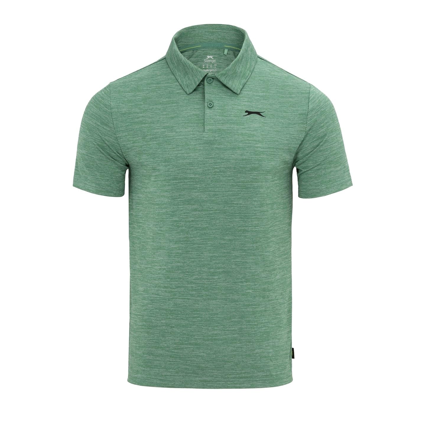 Slazenger Mens Golf Solid Polo Forest Green L