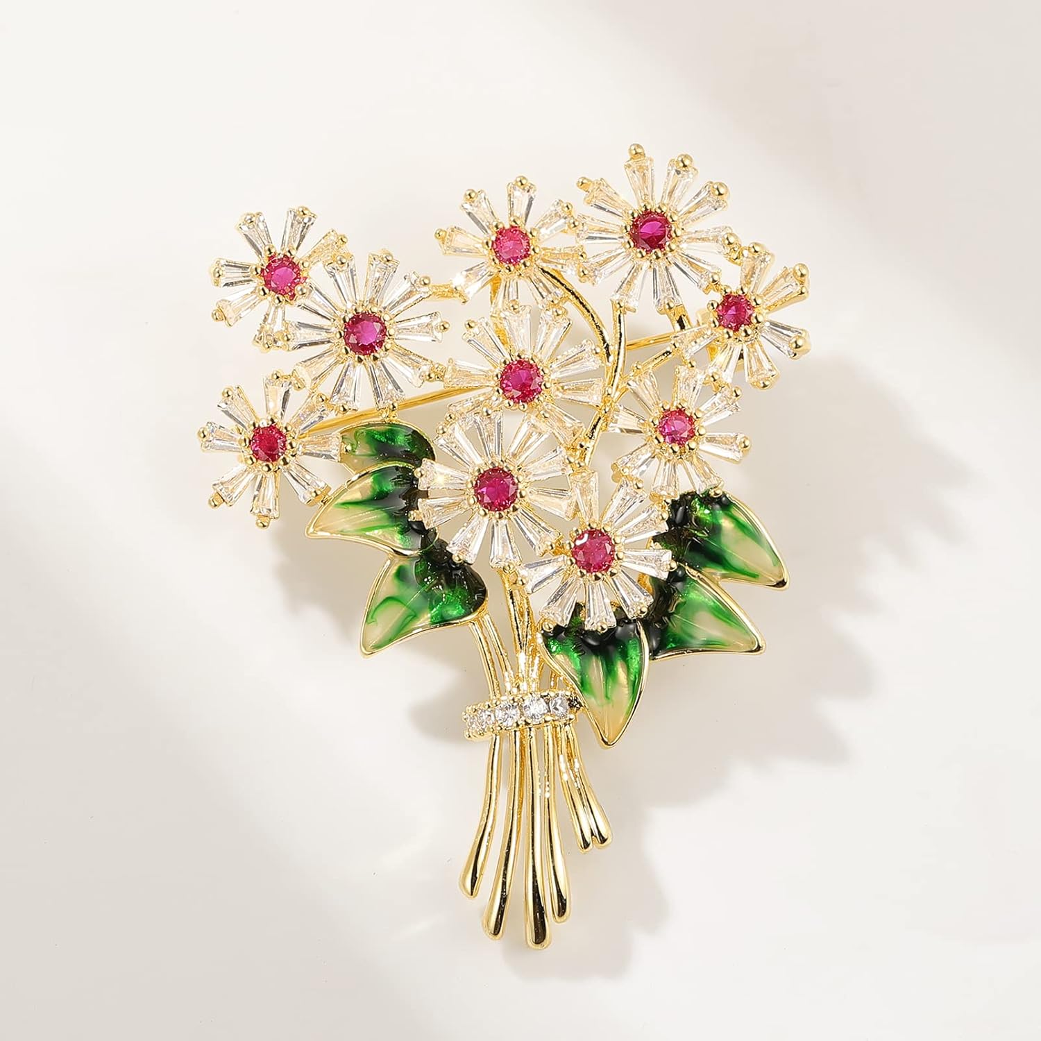 Elegant Pearl Flower Designer Brooch Pins Broches Costume Jewelry For Women Fashion Christmas Gift - Image 2